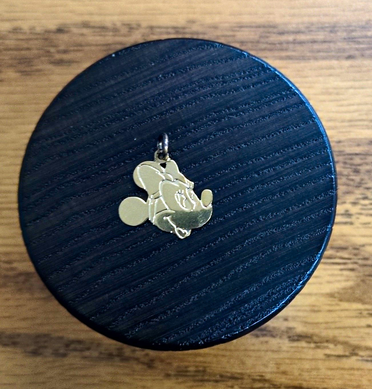 Vintage Disney Minnie Mouse 14k Gold Charm Pendant
