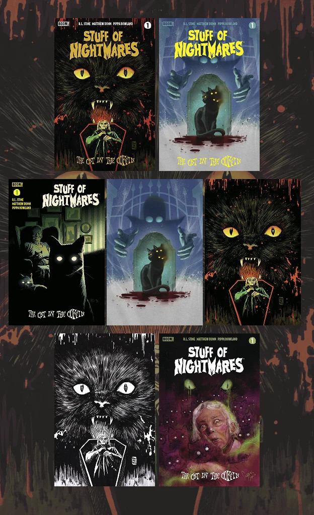 Stuff of Nightmares: The Cat in the Coffin #1 | CVR A, B, C, D, E, I, | 7 Book B