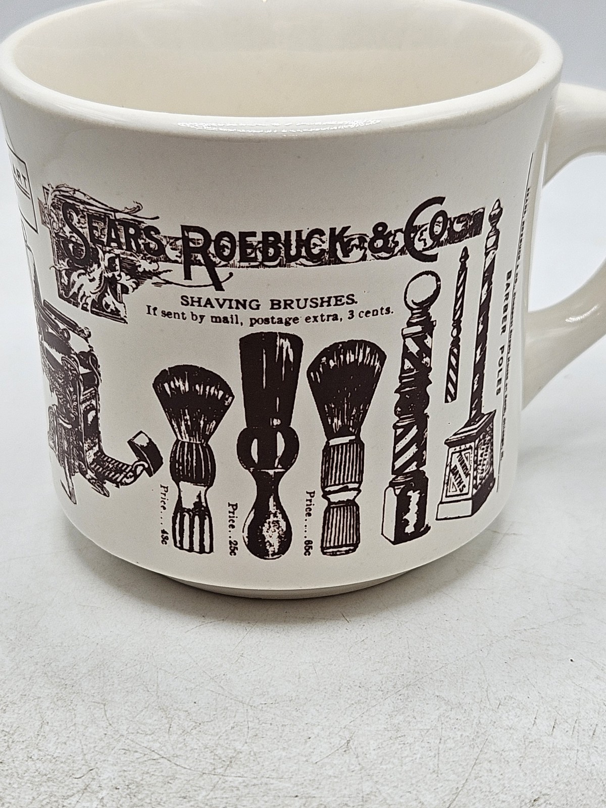 Vintage Sears Roebuck & Co Advertising Shaving Mug