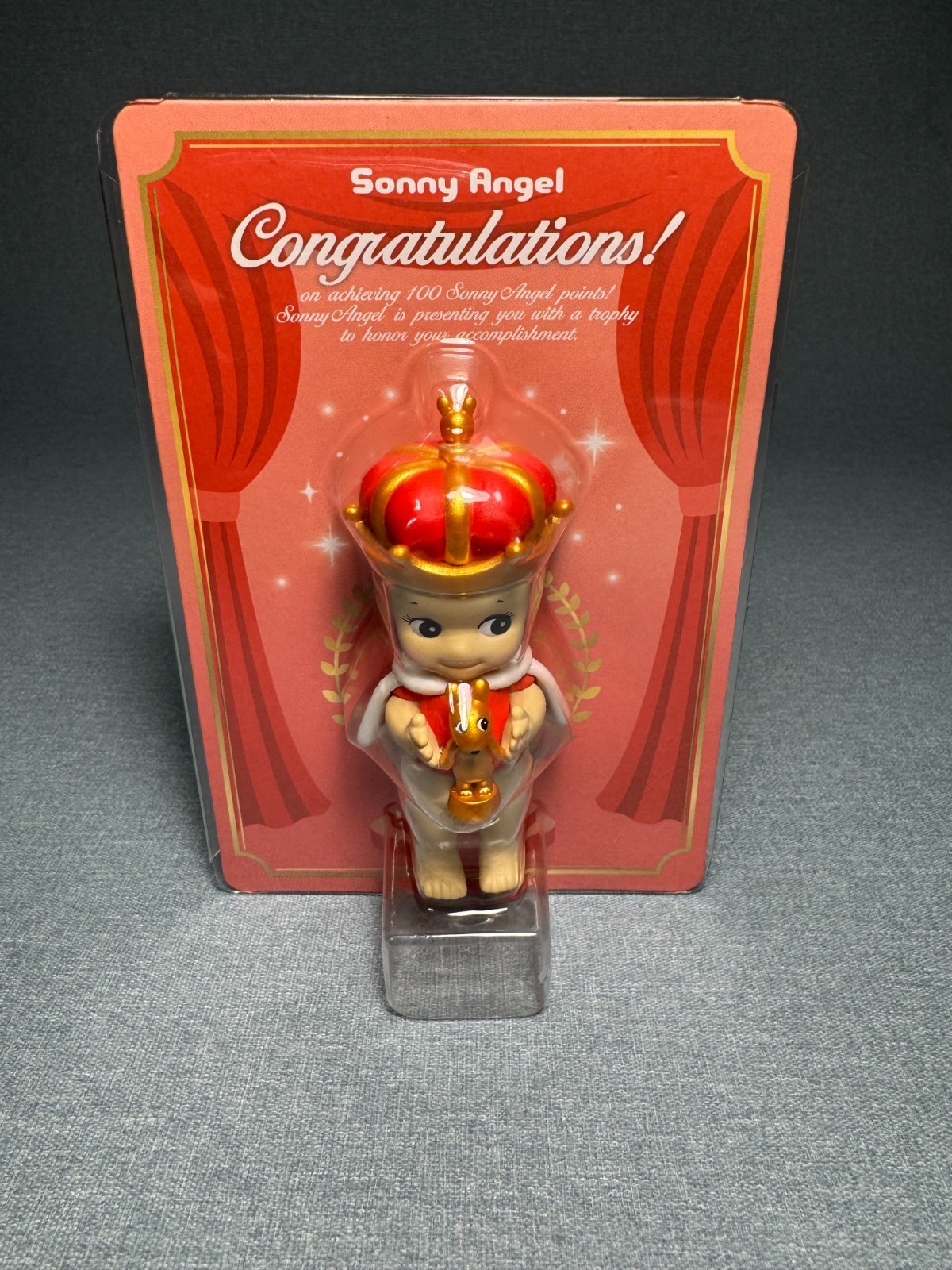 Sonny Angel Crown Winner Red Garnet Figure - Limited Edition Point Prize