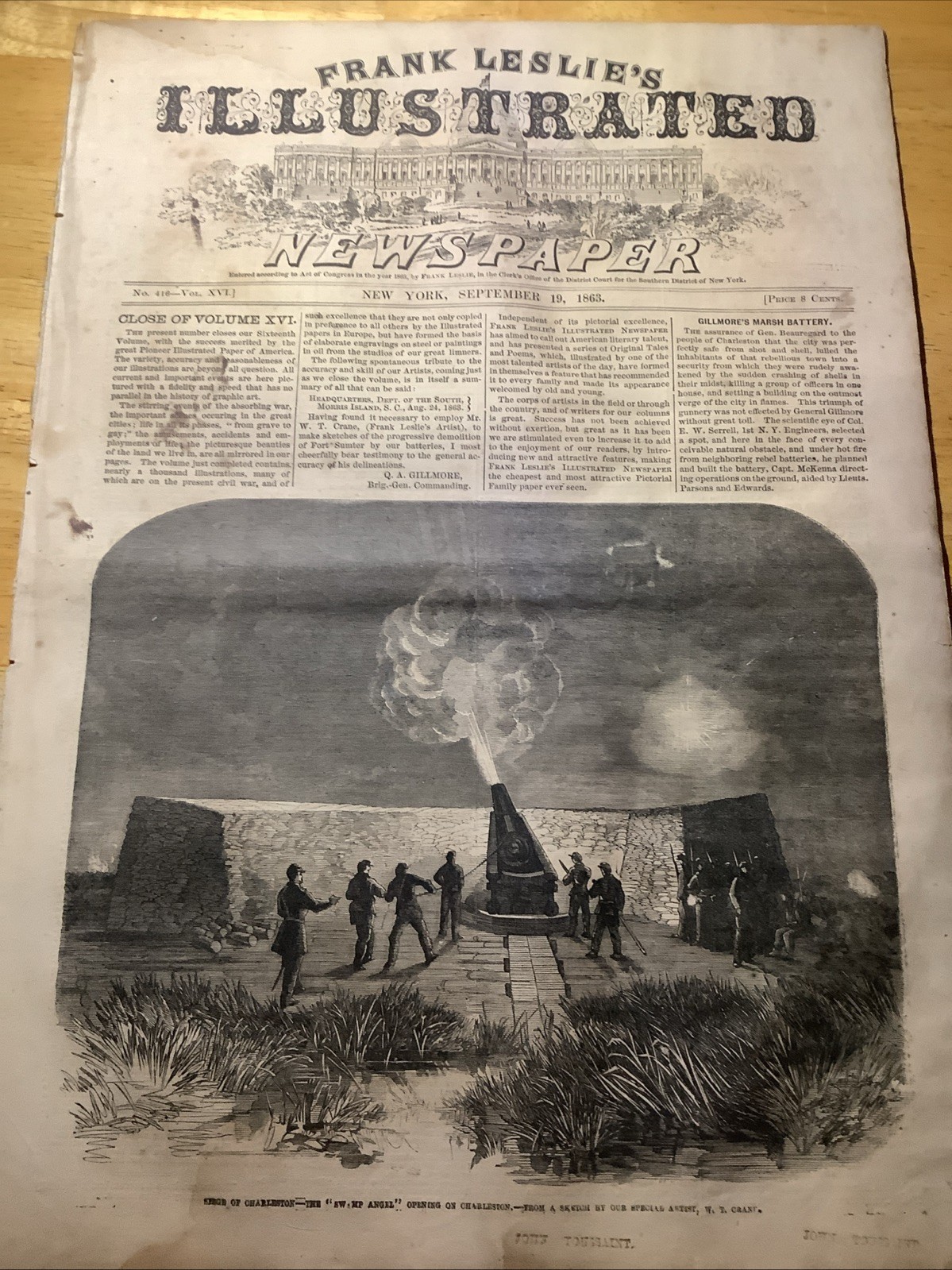 1863 FRANK LESLIE’S CIVIL WAR NEWSPAPER ~ GREAT CIVIL WAR ERA CONTENT 🇺🇸 1863 FRANK LESLIE’S CIVIL WAR NEWSPAPER ~ GREAT CIVIL WAR ERA CONTENT 🇺🇸