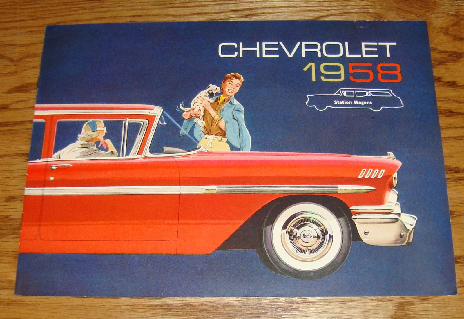 Original 1958 Chevrolet Station Wagon Sales Brochure 58 Chevy Brookwood Yeoman Original 1958 Chevrolet Station Wagon Sales Brochure 58 Chevy Brookwood Yeoman