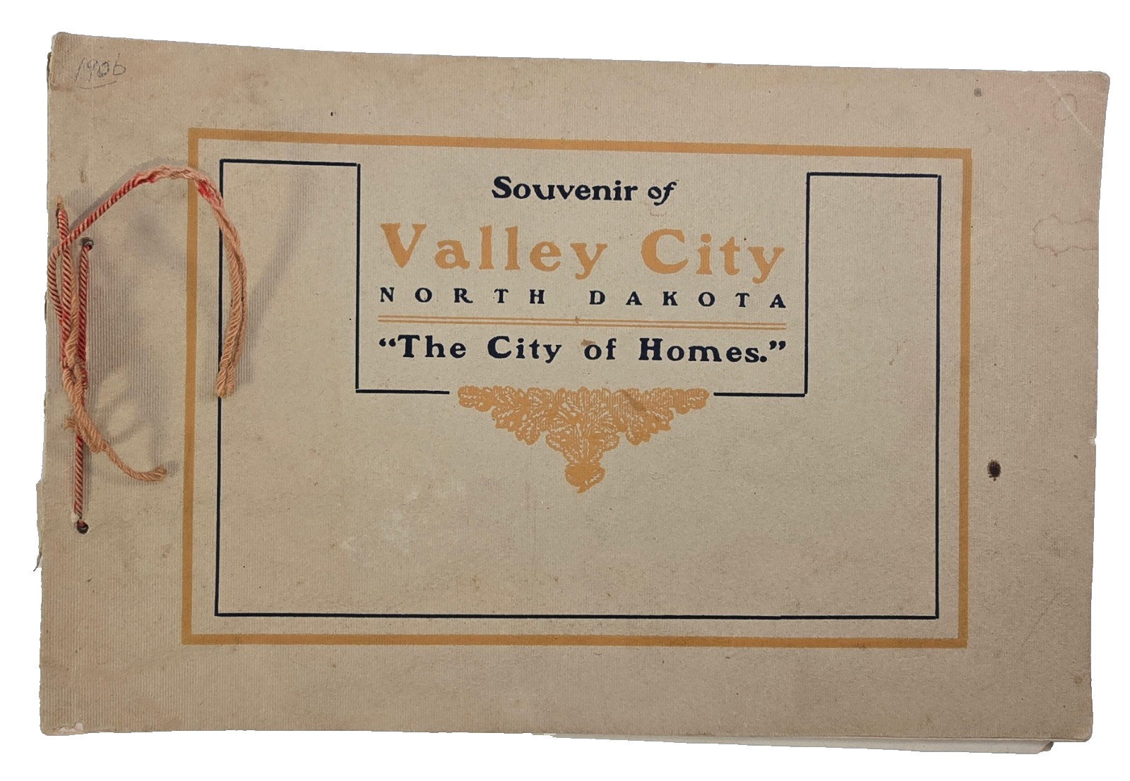 Antique 1906 Valley City North Dakota Souvenir Booklet 