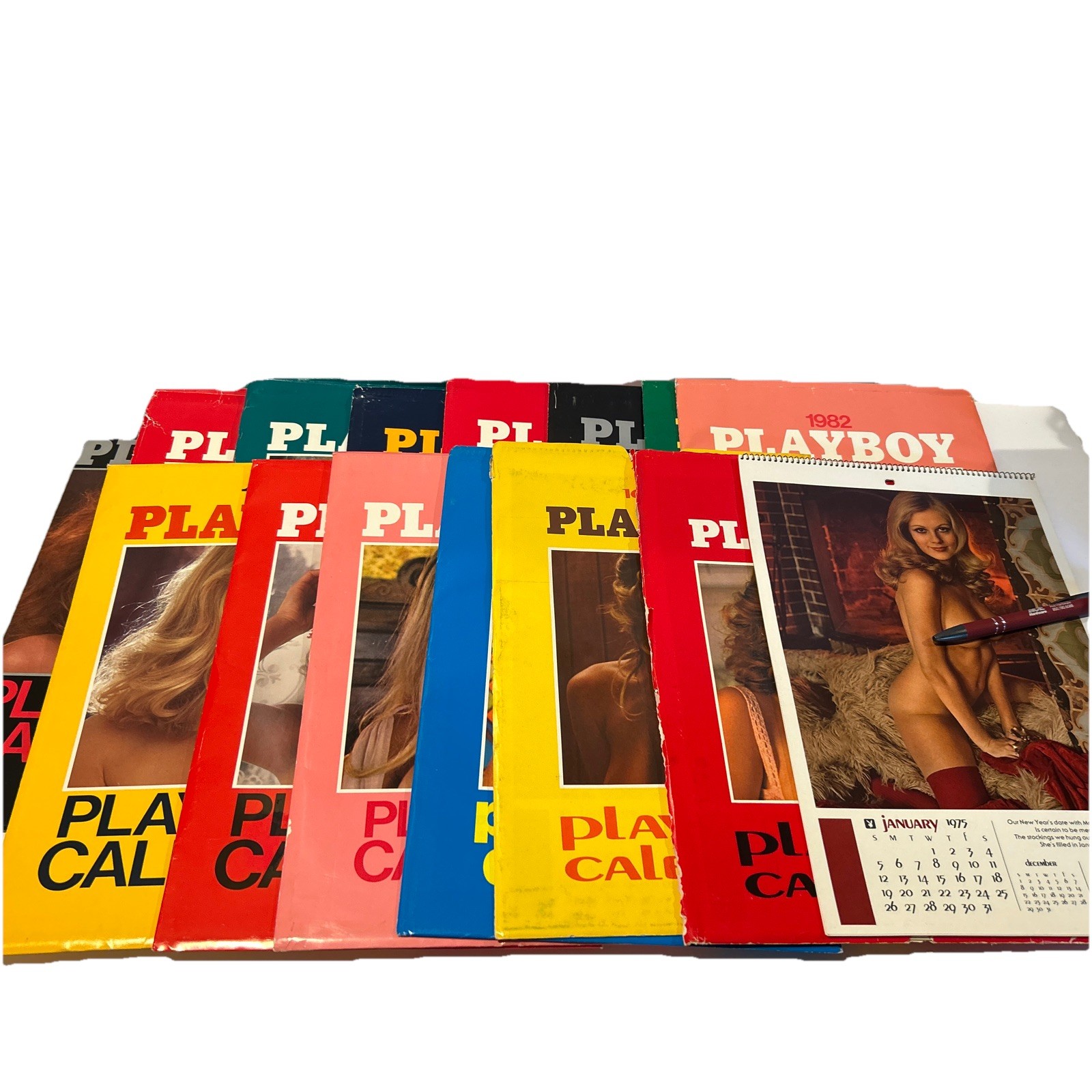 Lot Of 15 1975 -1989  Playboy Playmates Wall Calendars Shannon Tweed