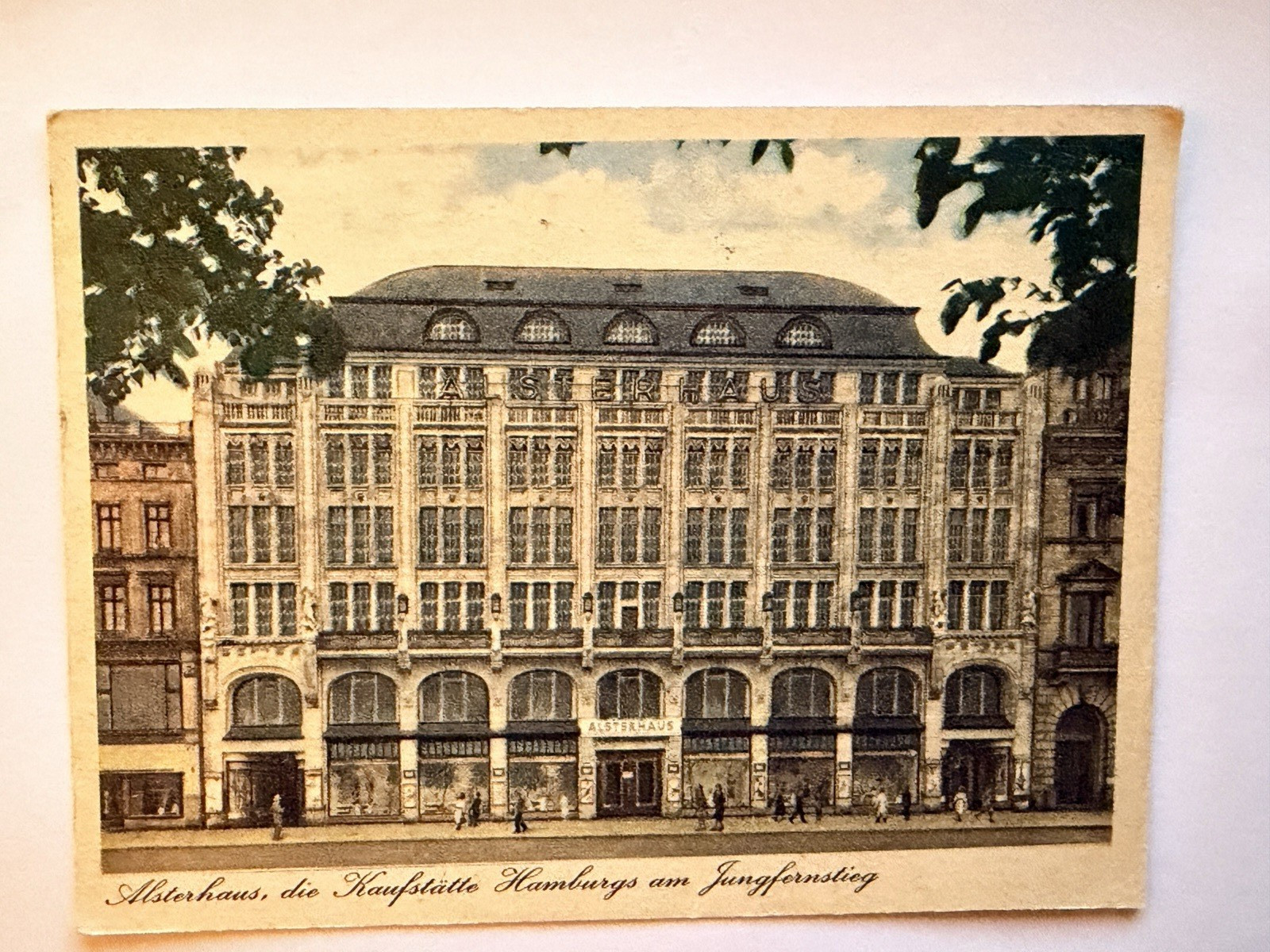 Alsterhaus Historical Photo Card. Lot 130546