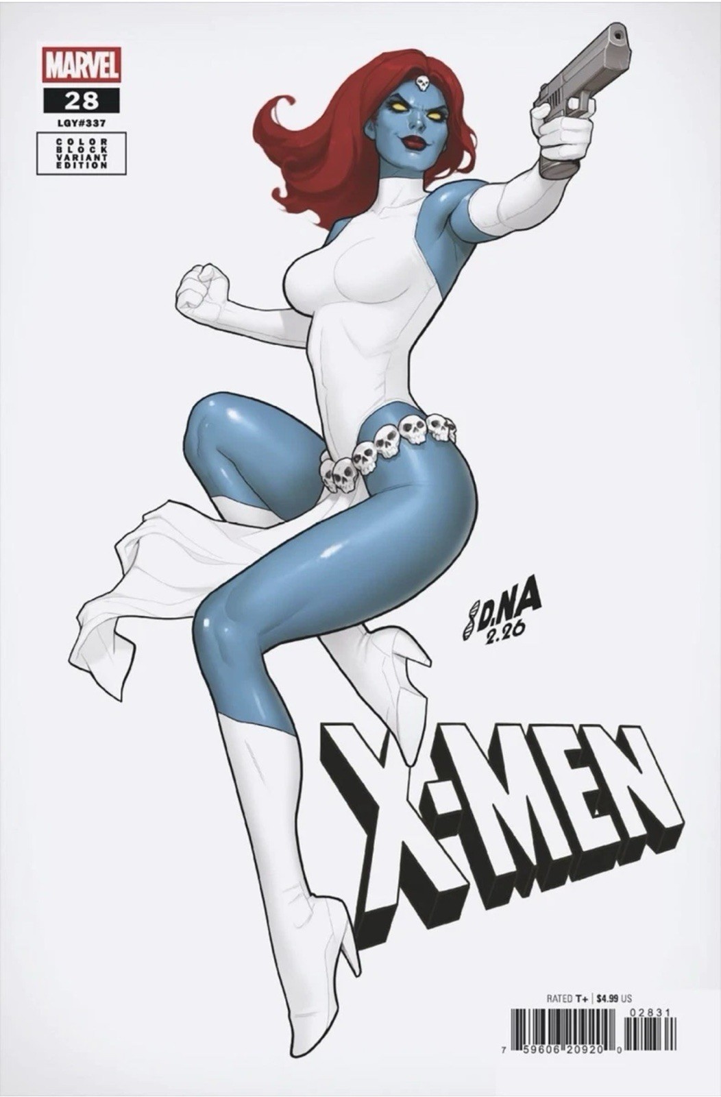 X-MEN #28 DAVID NAKAYAMA COLOR BLOCK WHITE VARIANT (MARVEL COMICS 2026) X-MEN #28 DAVID NAKAYAMA COLOR BLOCK WHITE VARIANT (MARVEL COMICS 2026)