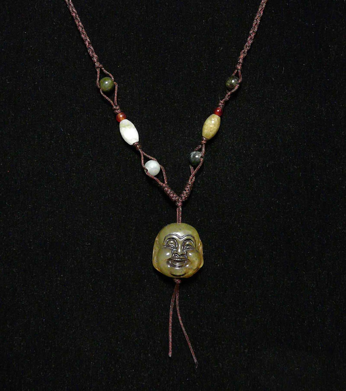 FABULOUS JADE HOTEI PENDANT_MAITREYA BUDDHA_ADJUSTABLE CORD_CHINA_263178