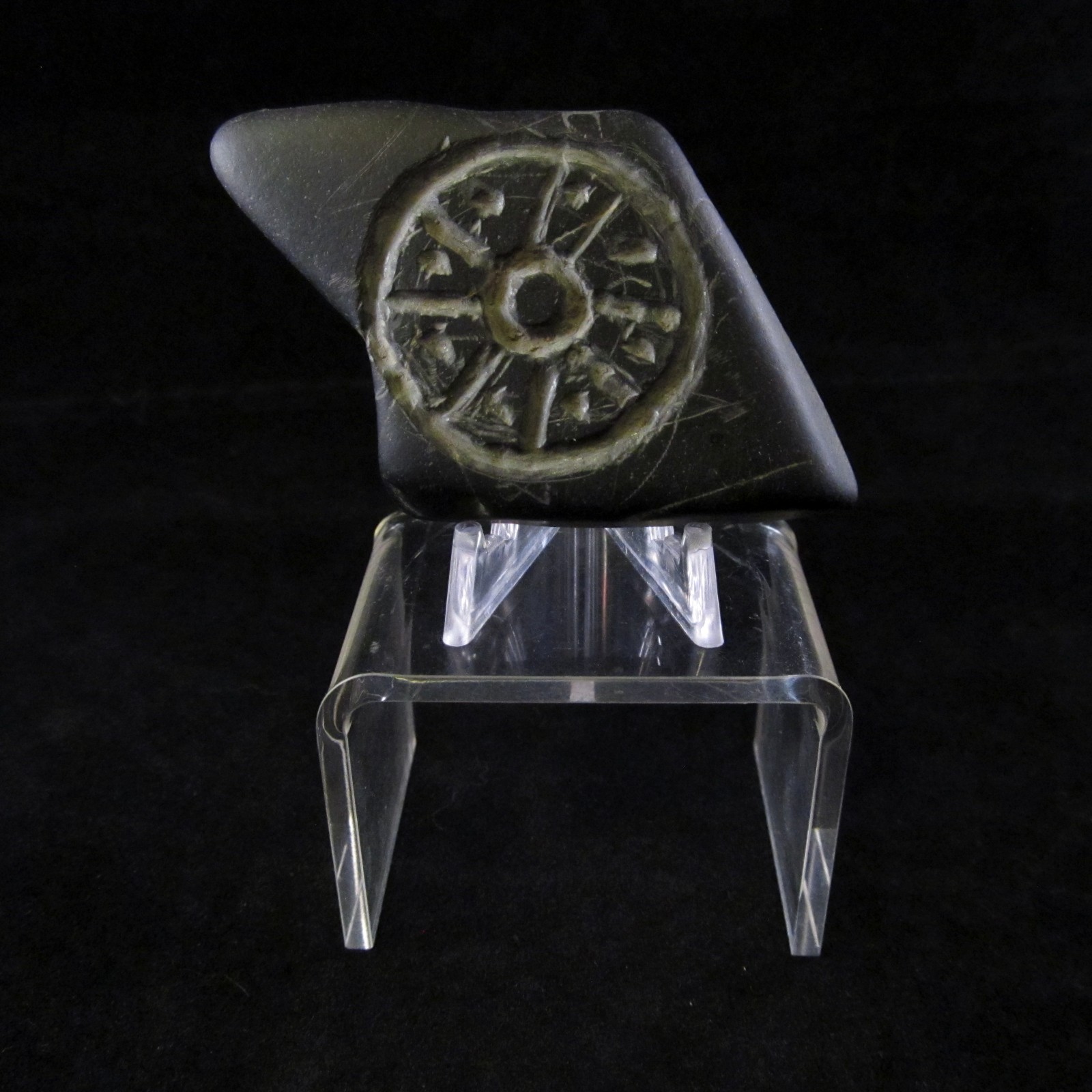 Ancient Neolithic Calendar Stone Bird/Eye Idol ~ Museum Quality