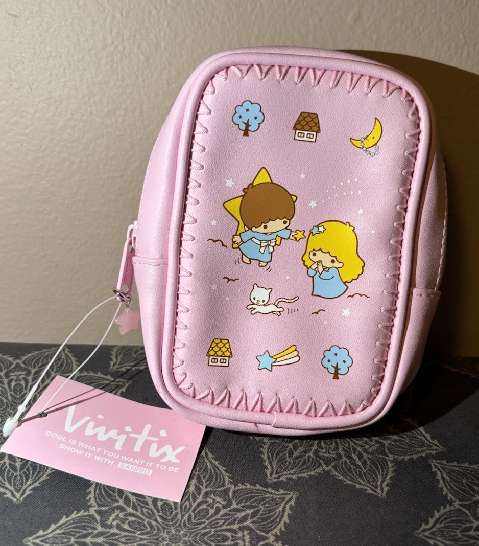 Vintage Vivitix Sanrio 2003 Little Twin Stars Pouch NWT