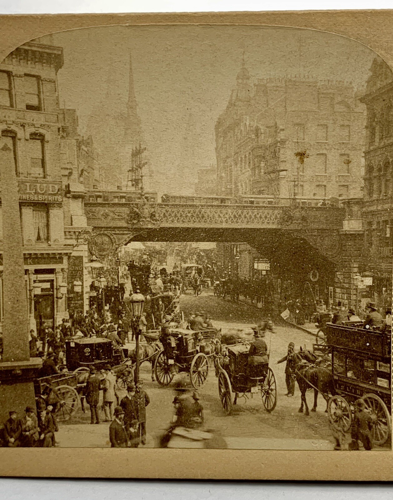 Ludgate Hill, London England ~ Antique Stereoview Old Photo ~ J.F. Jarvis Scarce Ludgate Hill, London England ~ Antique Stereoview Old Photo ~ J.F. Jarvis Scarce