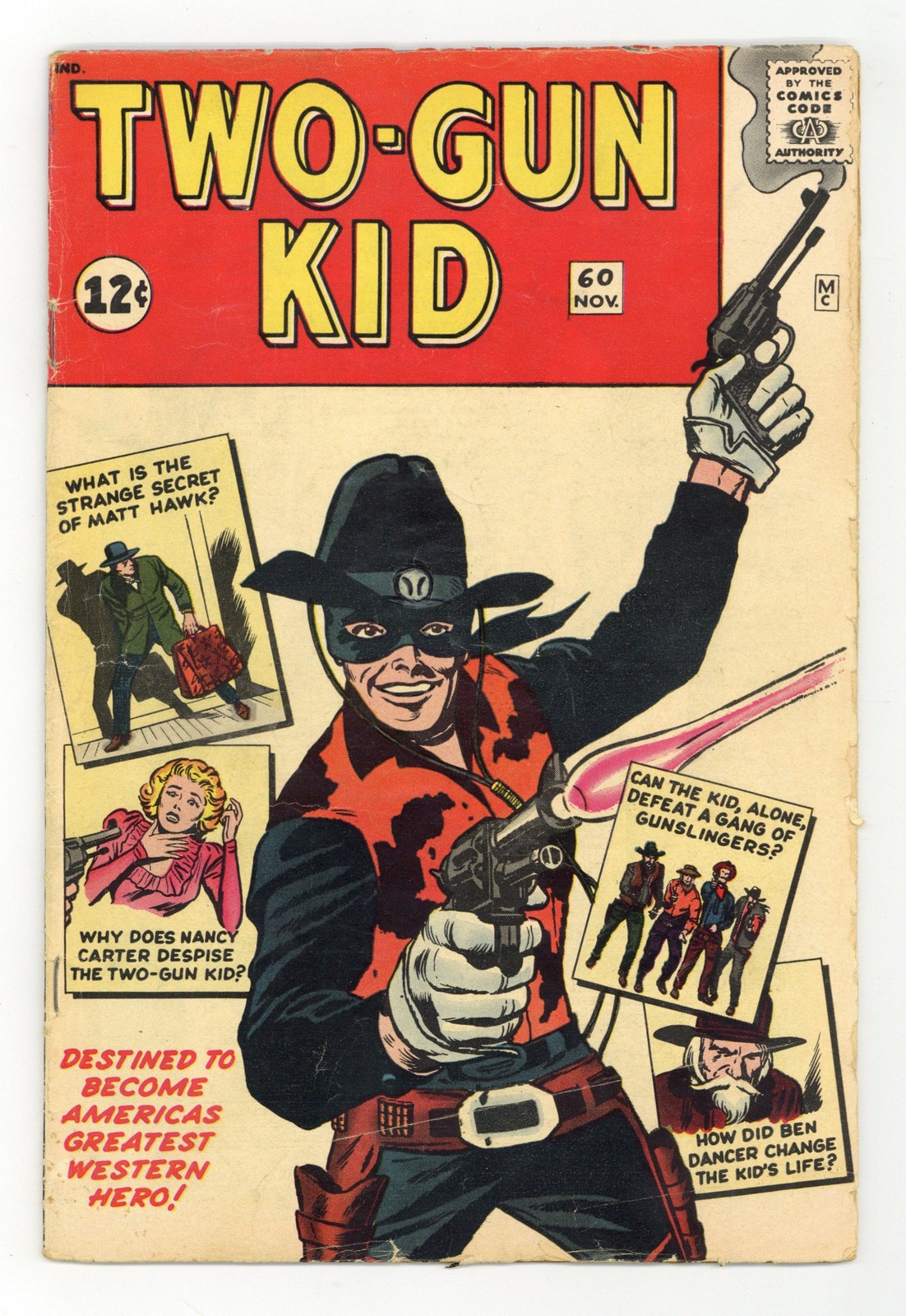 Two-Gun Kid #60 GD+ 2.5 1962