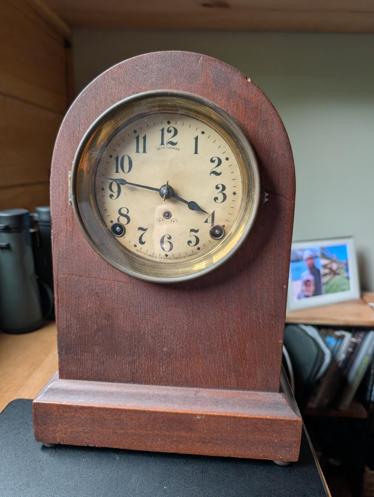 Seth Thomas Beehive 8 Day Mantle Clock 1885 Working Condition.