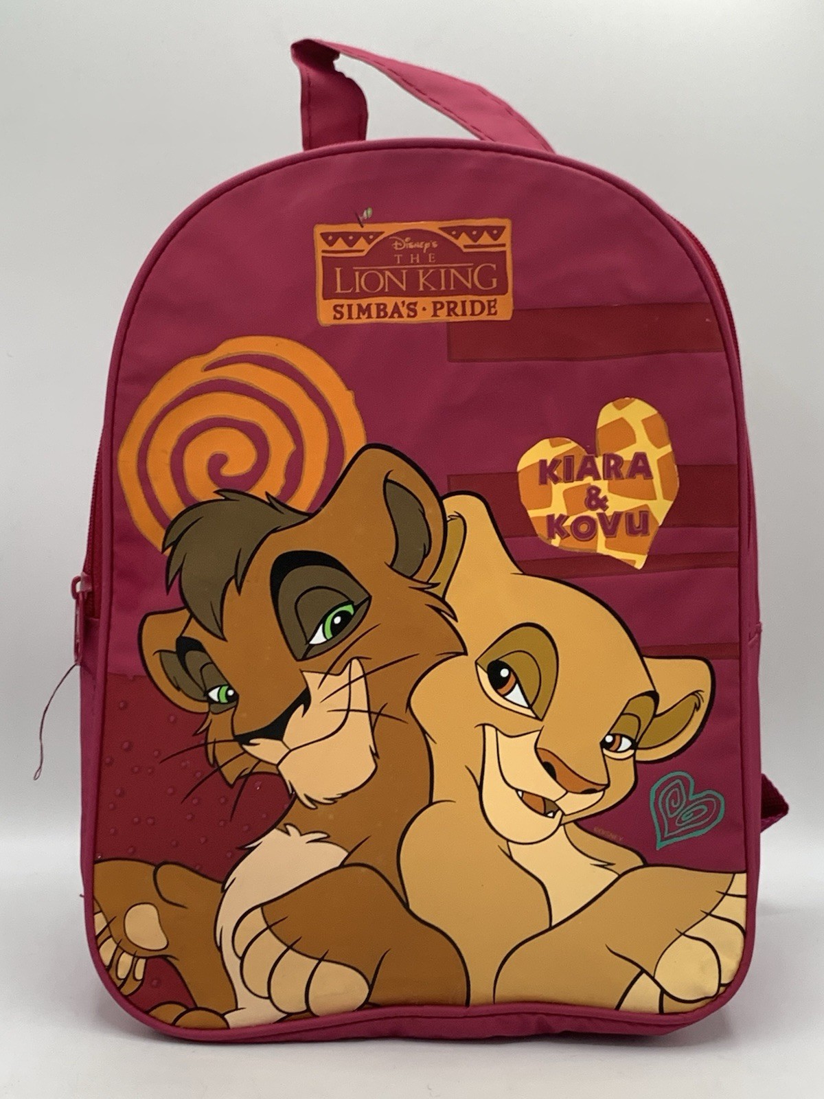 Vintage 1990s Disney The Lion King Simba’s Pride Kiara & Kovu, Burgundy KID SIZE