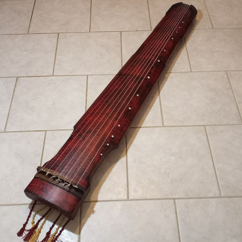 Estate Sale Vintage Classic Chinese 7 String Guqin Musical Instrument