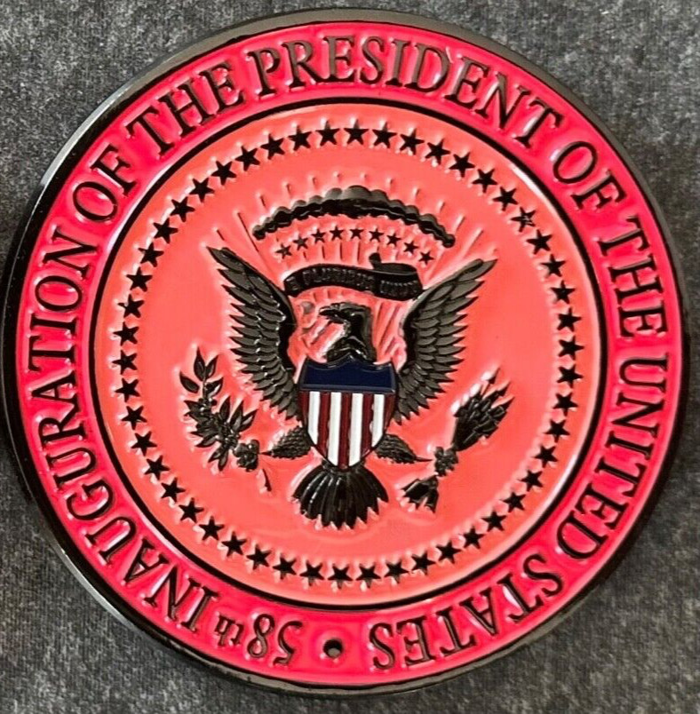 Donald J. Trump 2017 Inauguration BCAM HOT PINK version challenge coin