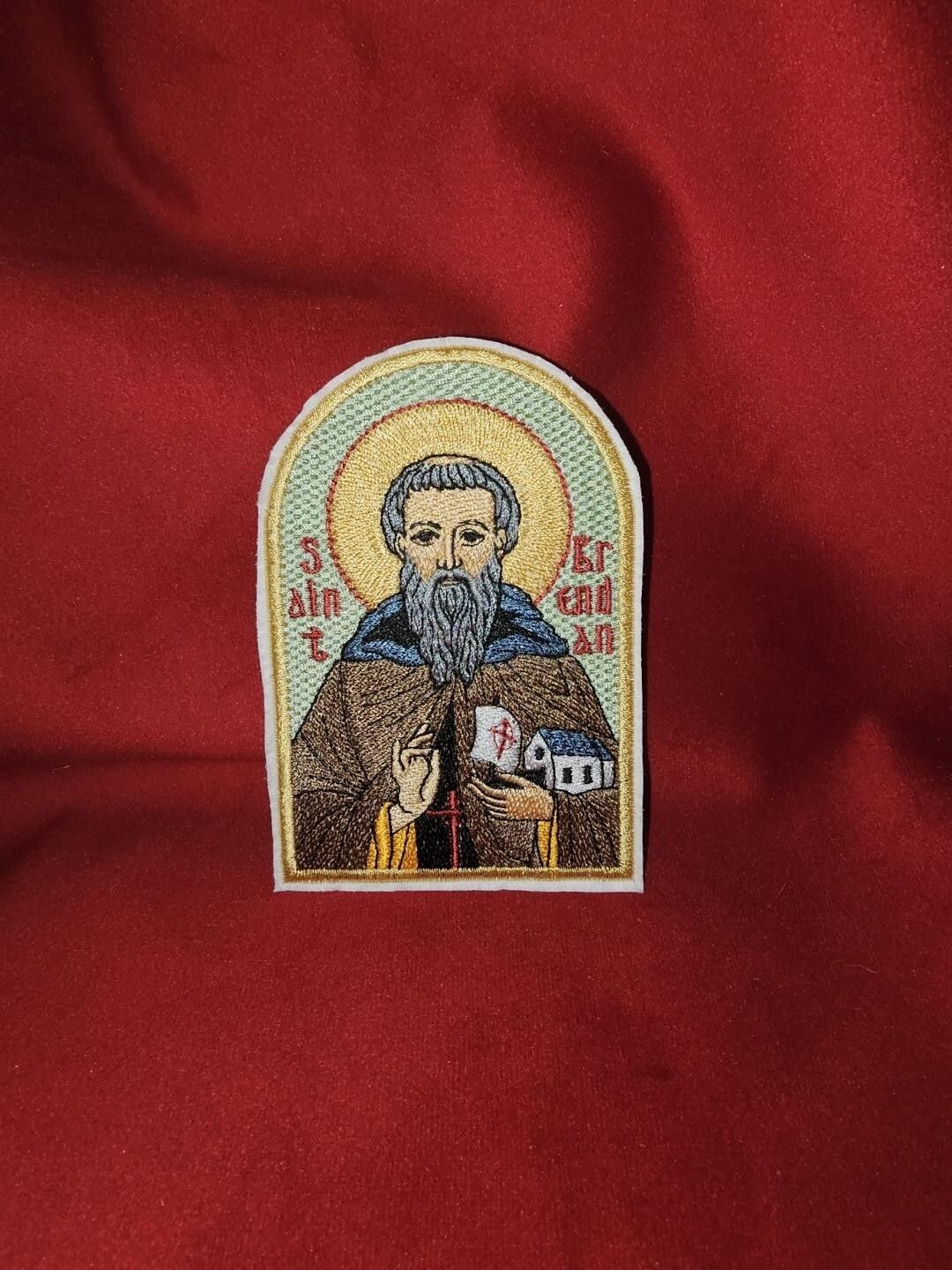 Saint Brendan The Navigator Pocket Icon, Orthodox Icon 2.75×4.25 Saint Brendan The Navigator Pocket Icon, Orthodox Icon 2.75×4.25