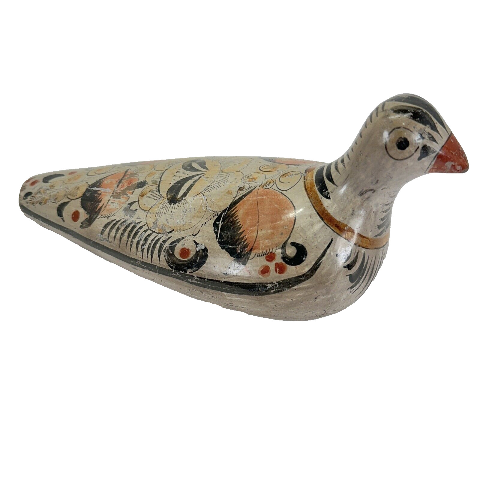 Vintage Tonala Mexican Bird Folk Art pottery