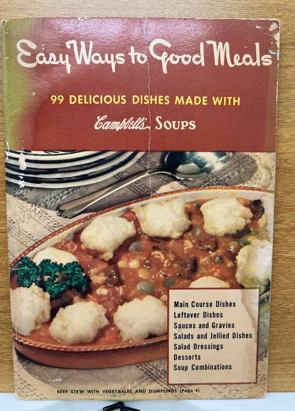 Campbell\'s Easy Ways to Good Meals Vintage Cookbook Booklet 1951