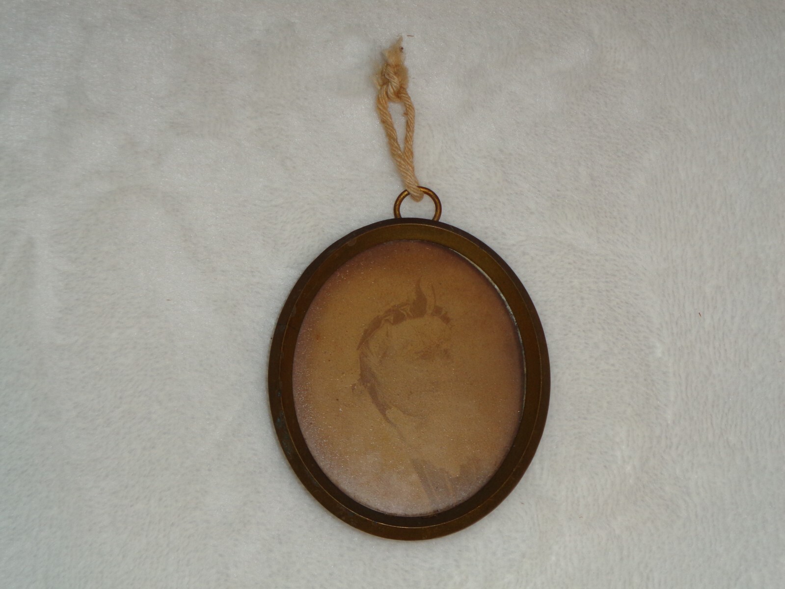 Antique Native American Rare Unique Historical Oval Photo