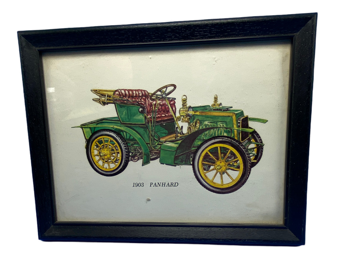 Vintag1903 PANHARD-LEVASSOR Framed Print 6 1/2\
