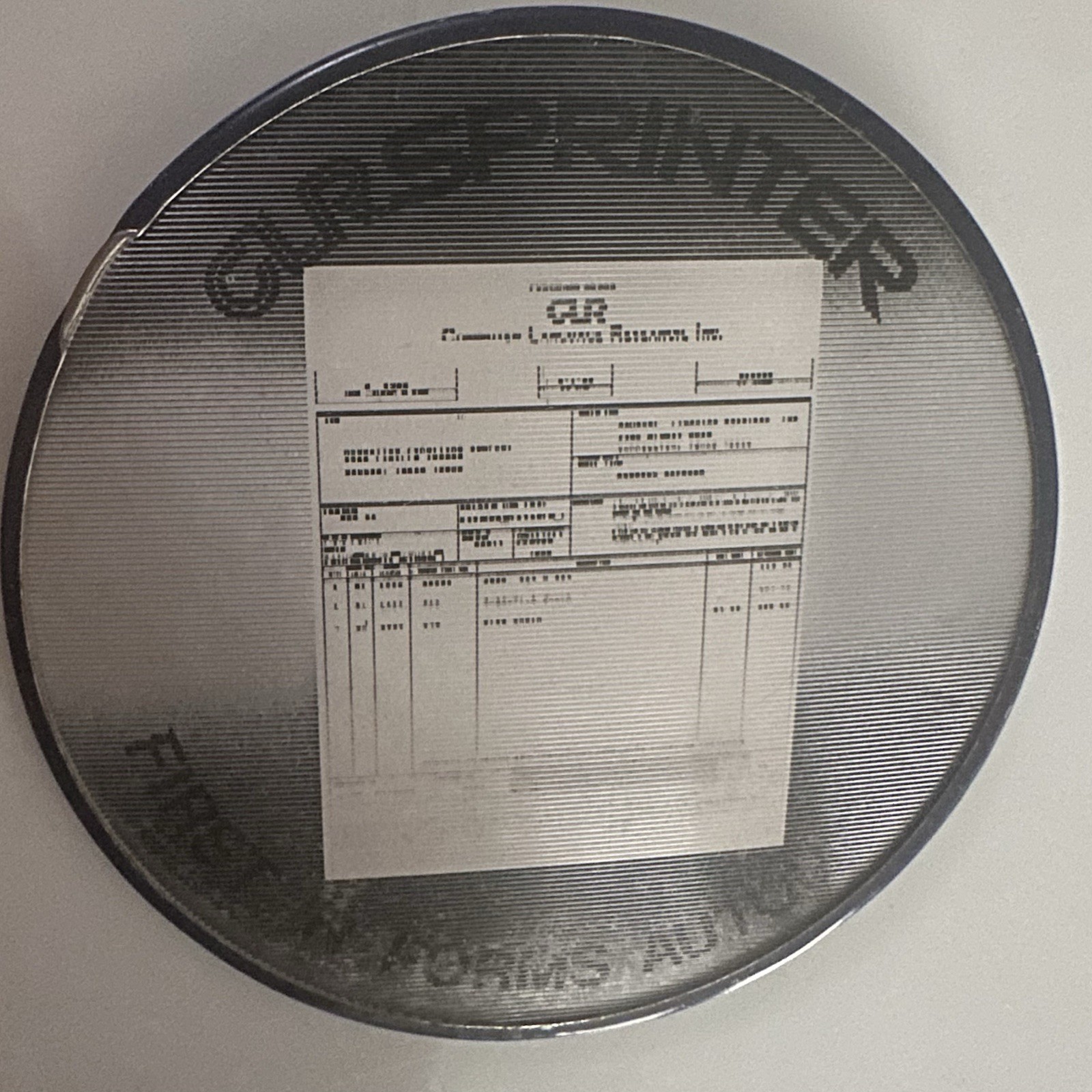 1980s CLR Sprinter Business Forms Computer Forms 3” Lenticular 3D Pinback