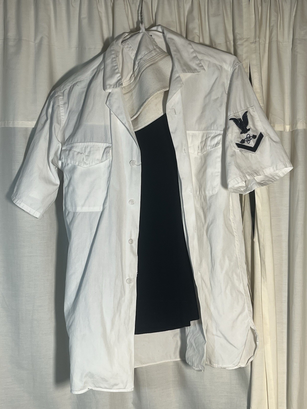 US Navy Uniform Wool Pants Shirt And Hat