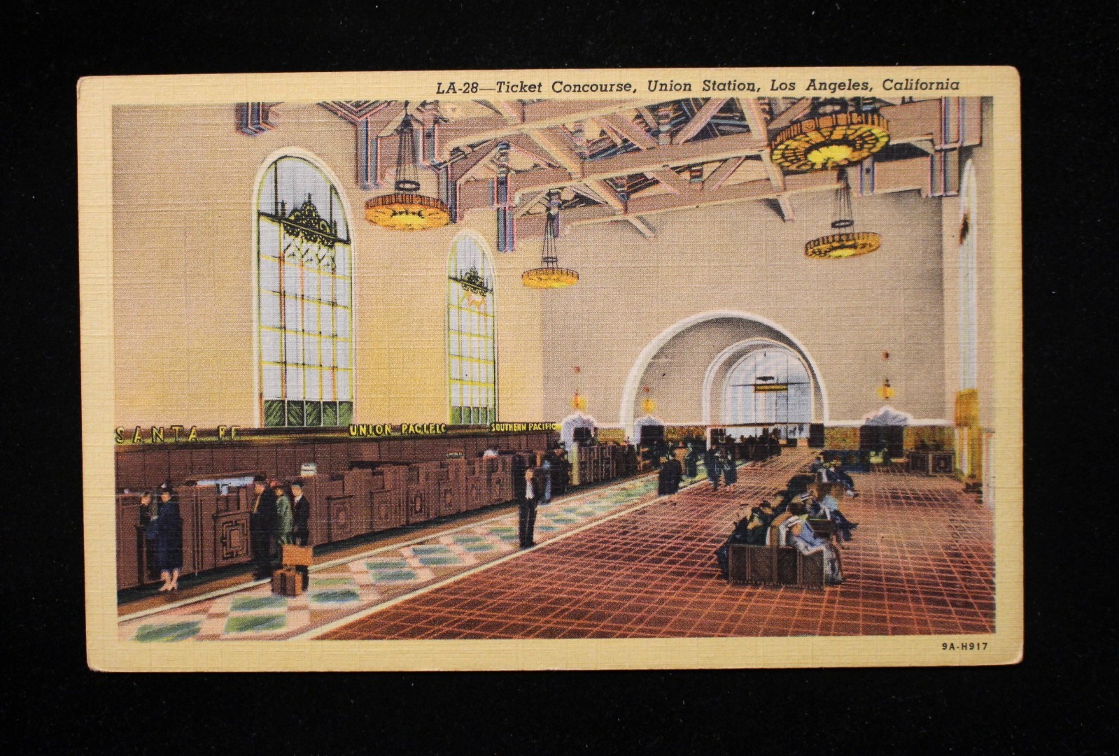 VTG LINEN POSTCARD \