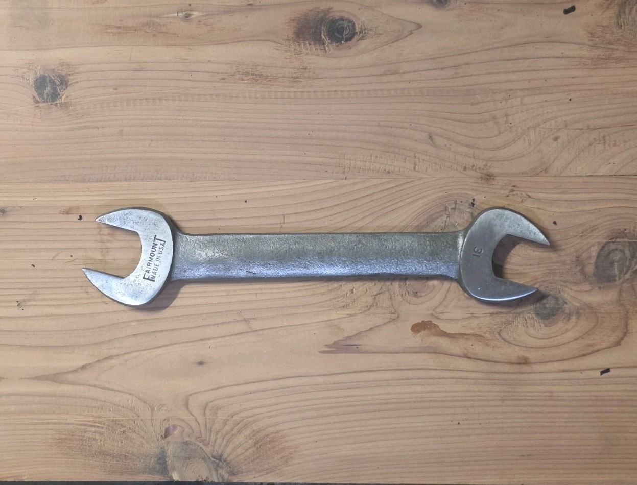 Vintage Fairmount Double Open End Wrench 7/8\