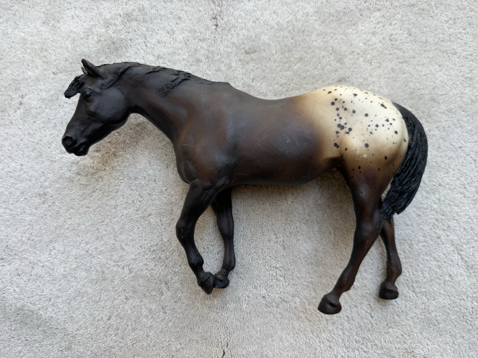 Vintage Breyer Horse #174 Dark Bay Appaloosa Indian Pony 1970s Very Good