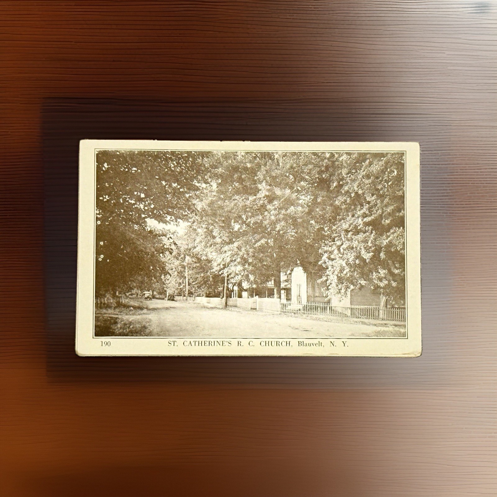 ST CATHERINES RC CHURCH Blauvelt NY Vintage Postcard SK Simon Publisher 1910