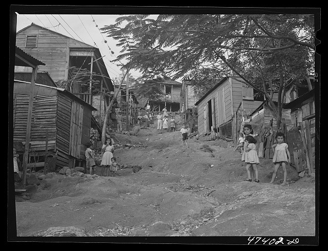 Photo:1930s Hill Village Children Wooden Houses Rural Settlement