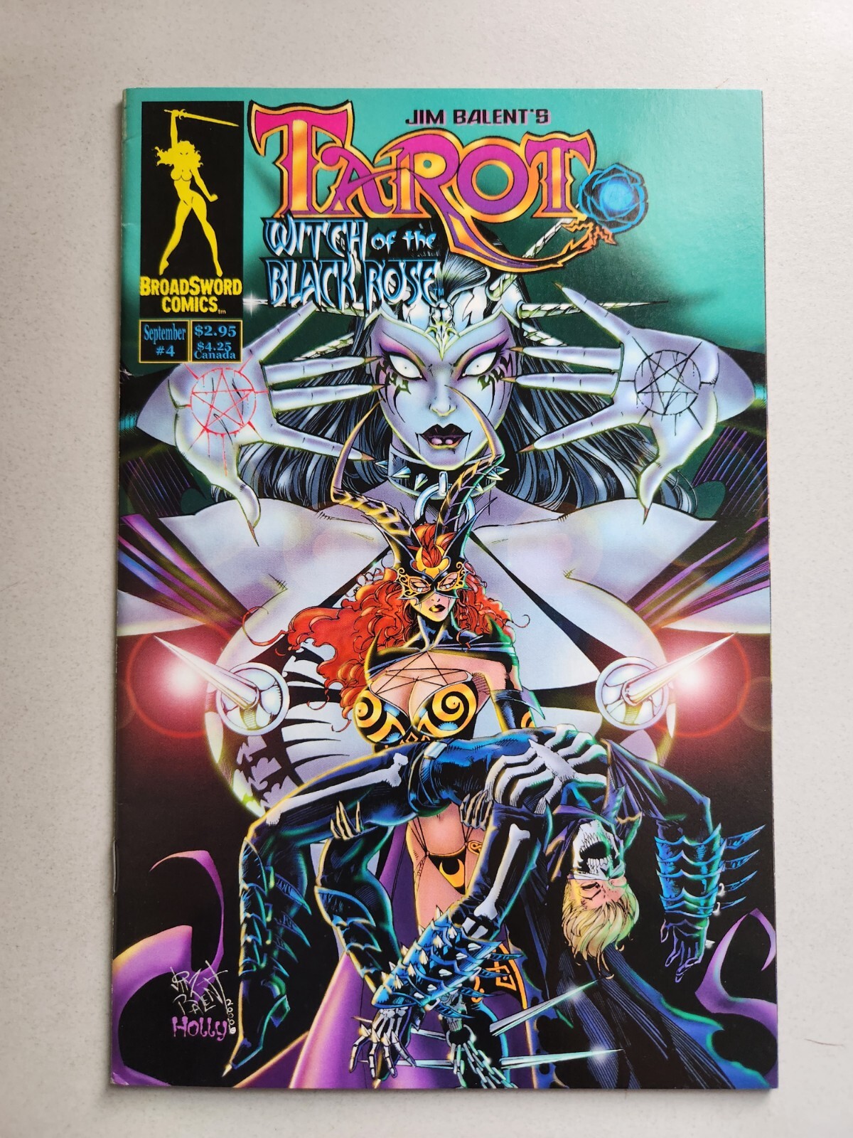 TAROT WITCH OF THE BLACK ROSE #4 Comic Book BroadSword Comics🔥