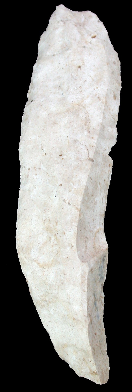 Neolithic Large Back Retouched Knife from Silex Blade Tousson W18-15