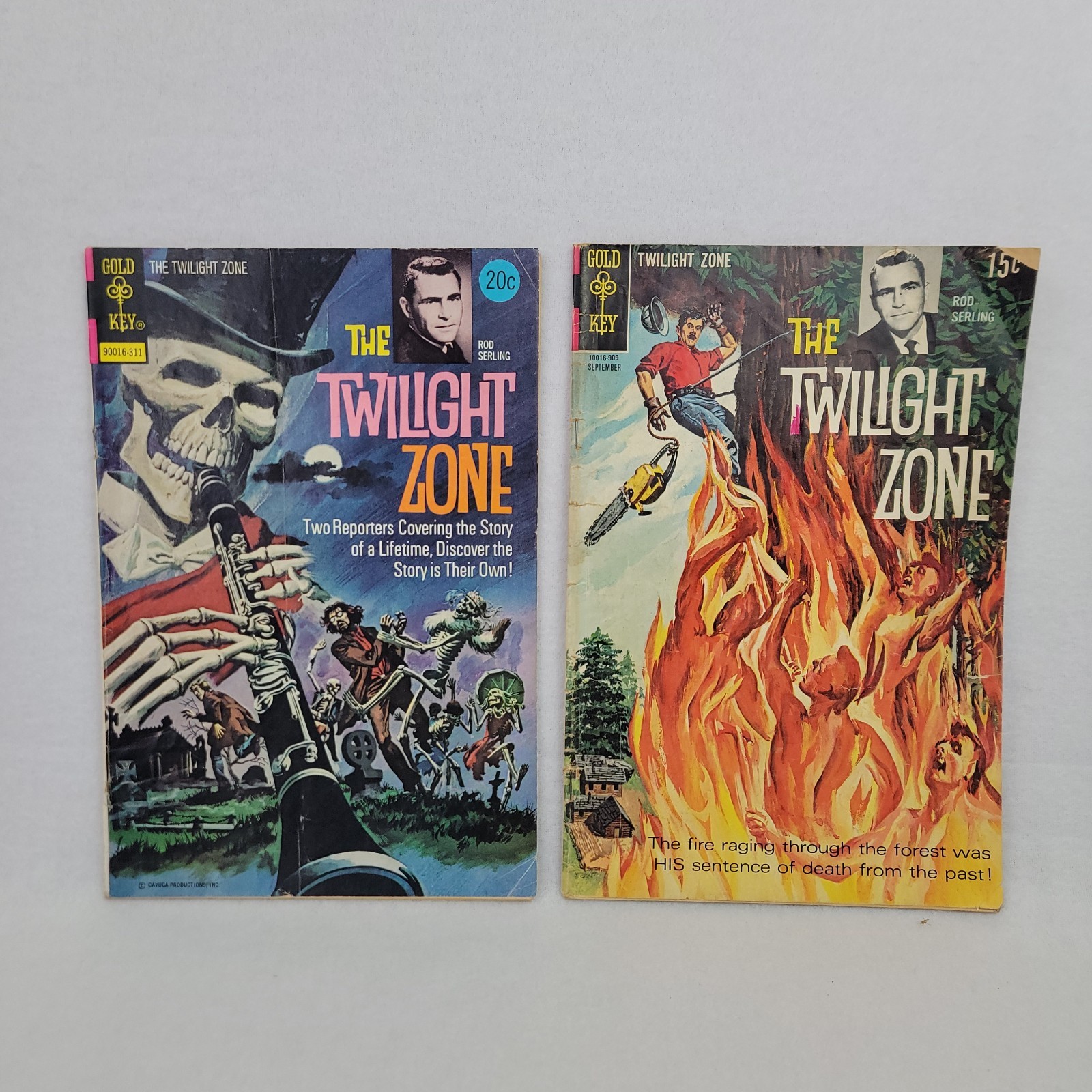 Twilight Zone Comics (Gold Key) Issue #30 & #53 Collector\'s Lot Of 2 1969 1973