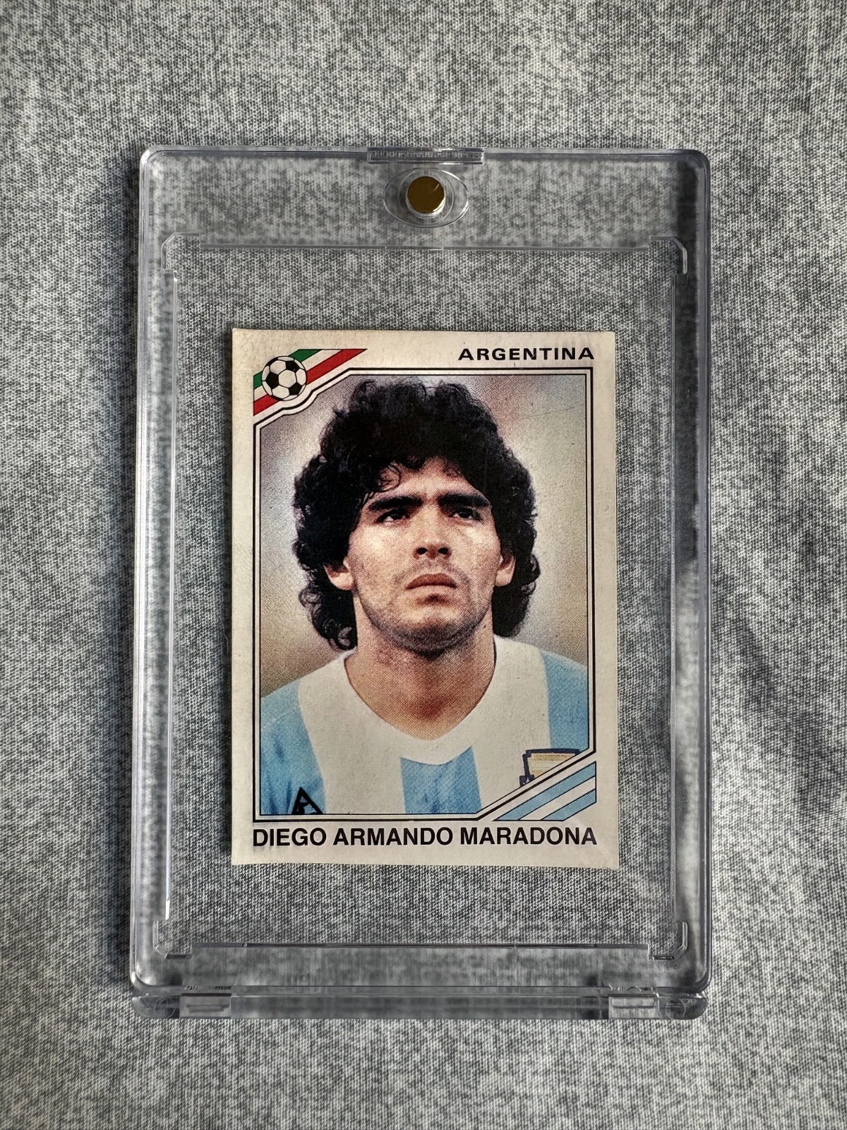 1986 Panini Maradona Figure Number 84 Mexico