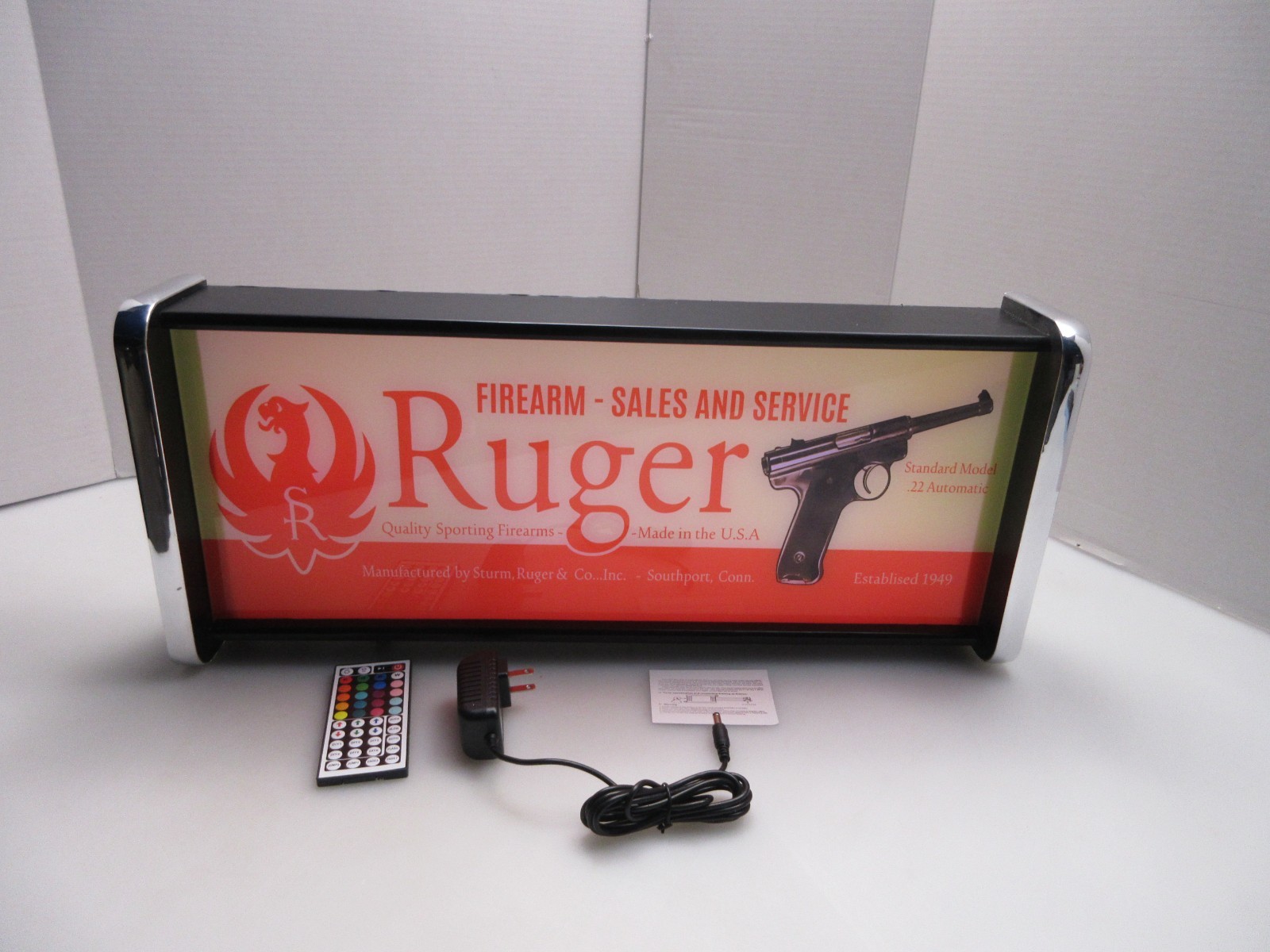 Ruger Sales & Service LED Display lighted sign lightbox Wall hanging Light Ruger Sales & Service LED Display lighted sign lightbox Wall hanging Light