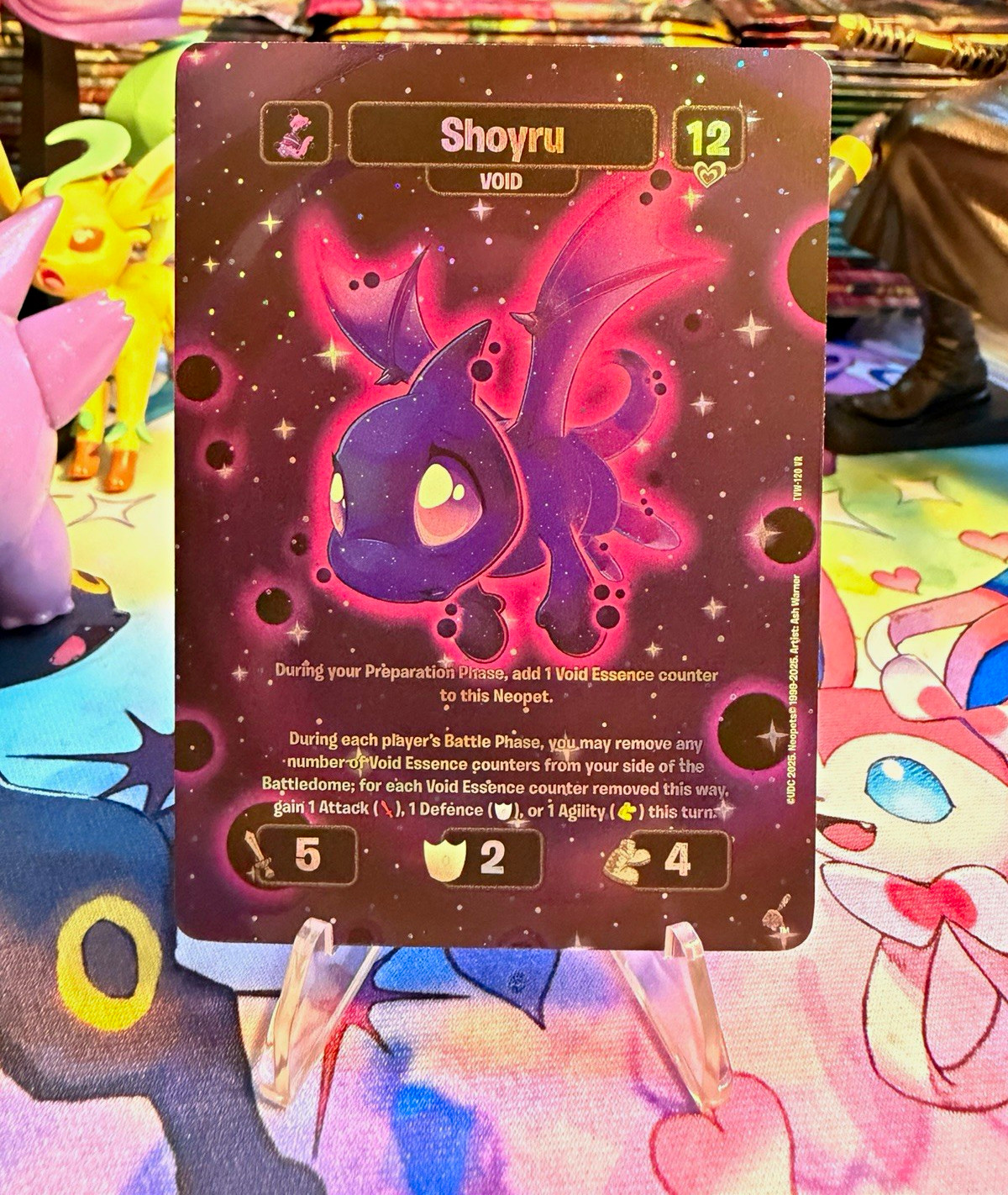Upper Deck Neopets Battledome TCG Shoyru Void Holographic Card TTW36 2023