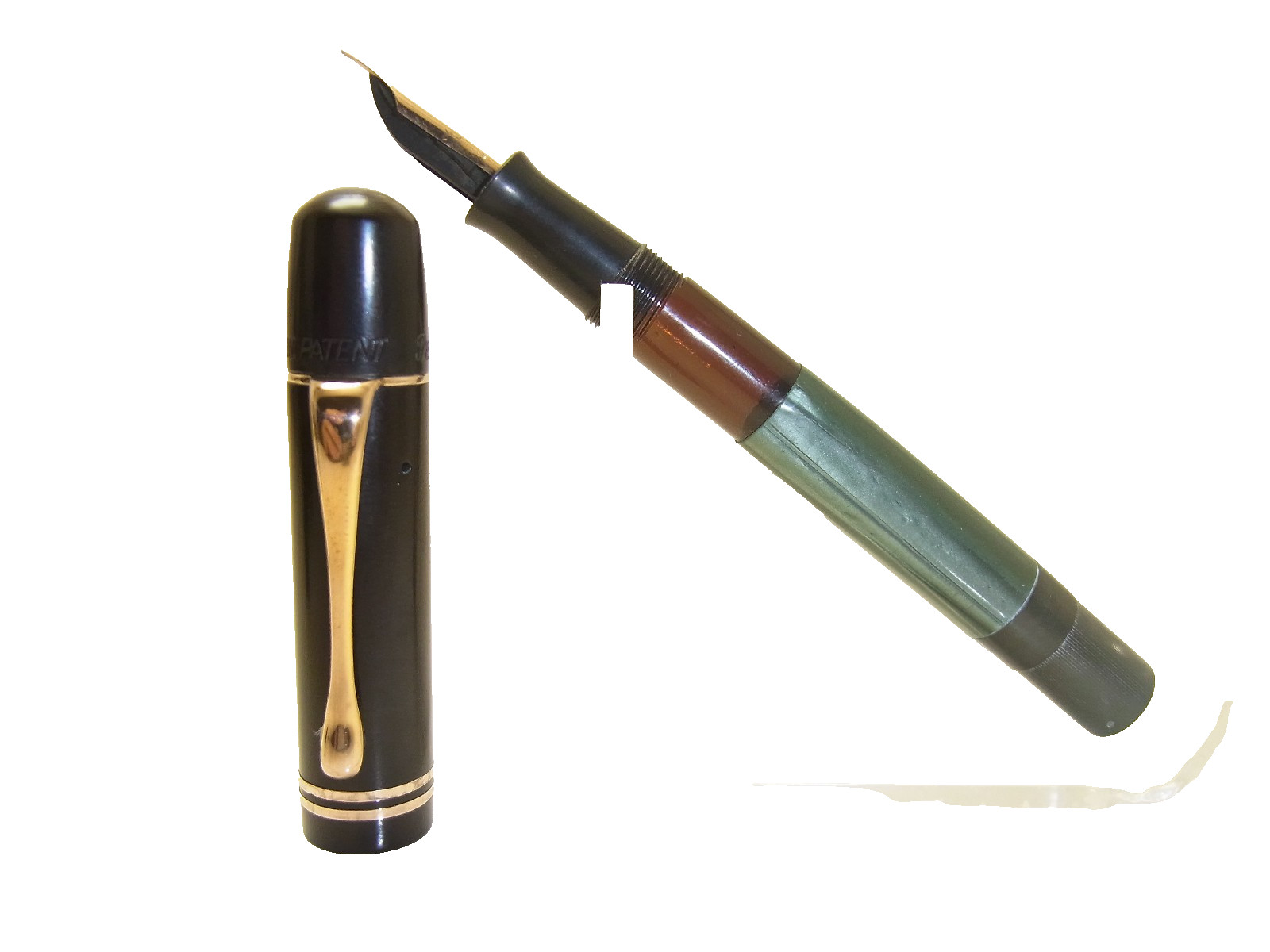 RARE 1937-38 PELIKAN 100 Marbled & RESTORED FLEXY 14C AWESOME WRITER