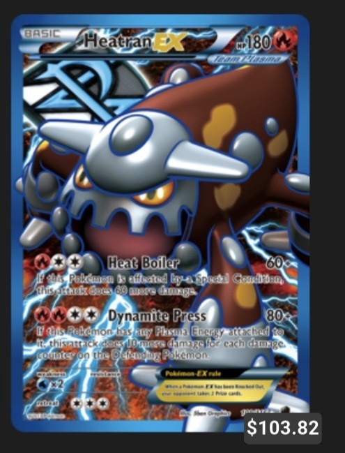 Selling Rare 103 Dollar Pokemon Heatran