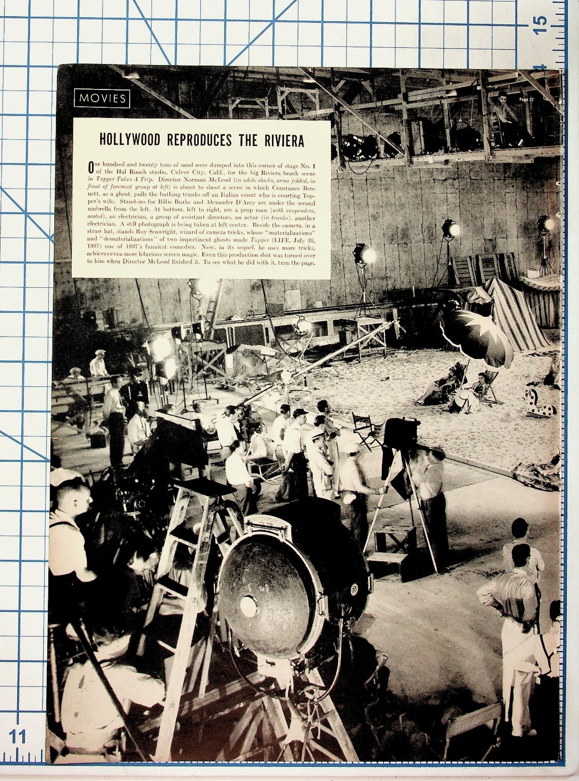 1930s Hollywood Film Effects Hal Roach Studios Riviera Set Roy Seawright Article