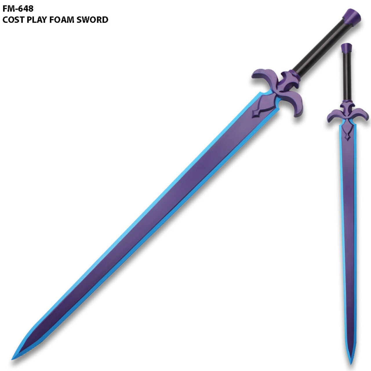 Kirito Night Sky-Blue Rose Sword Art Online SAO PU Foam Sword