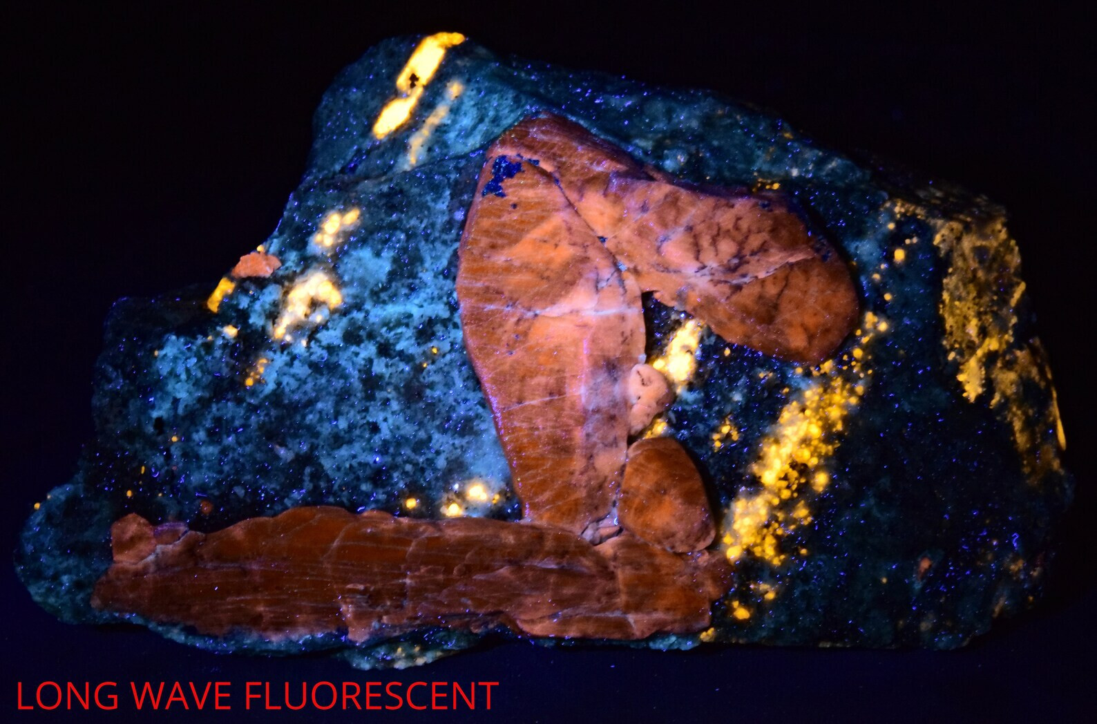 760 Gram Unique Fluorescent Afghanite Crystal W/ Wernerite Scapolite On Matrix