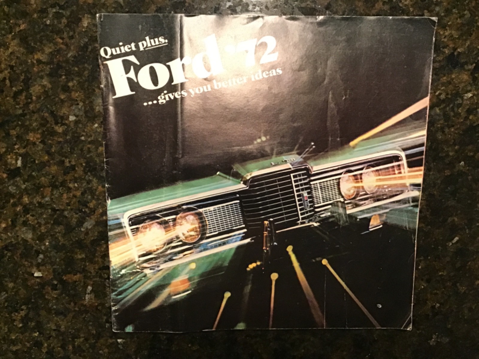 VINTAGE 1972 FORD CARS DEALERSHIP SALES BROCHURE SPECIFICATIONS OPTIONS INFO