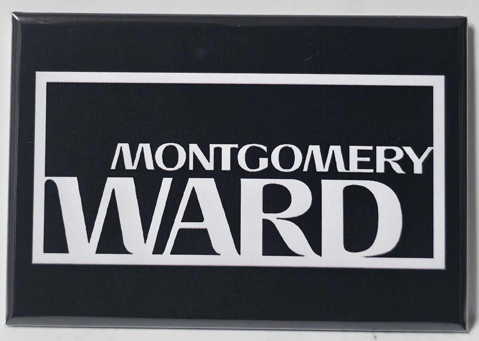 MONTGOMERY WARD VINTAGE LOGO RETRO 2x3 MAGNET  USA K-Mart Sears