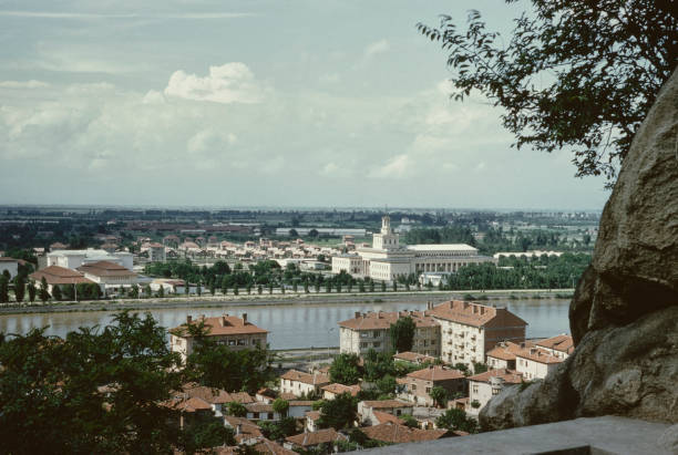 City Of Plovdiv In Bulgaria The River Maritsa runs through the cen- 1960 Photo