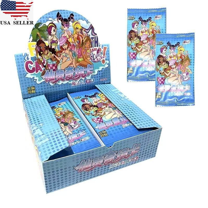 Winx Club Fairy Spirit Wonderland Card Anime Collection Trading Card Box New US