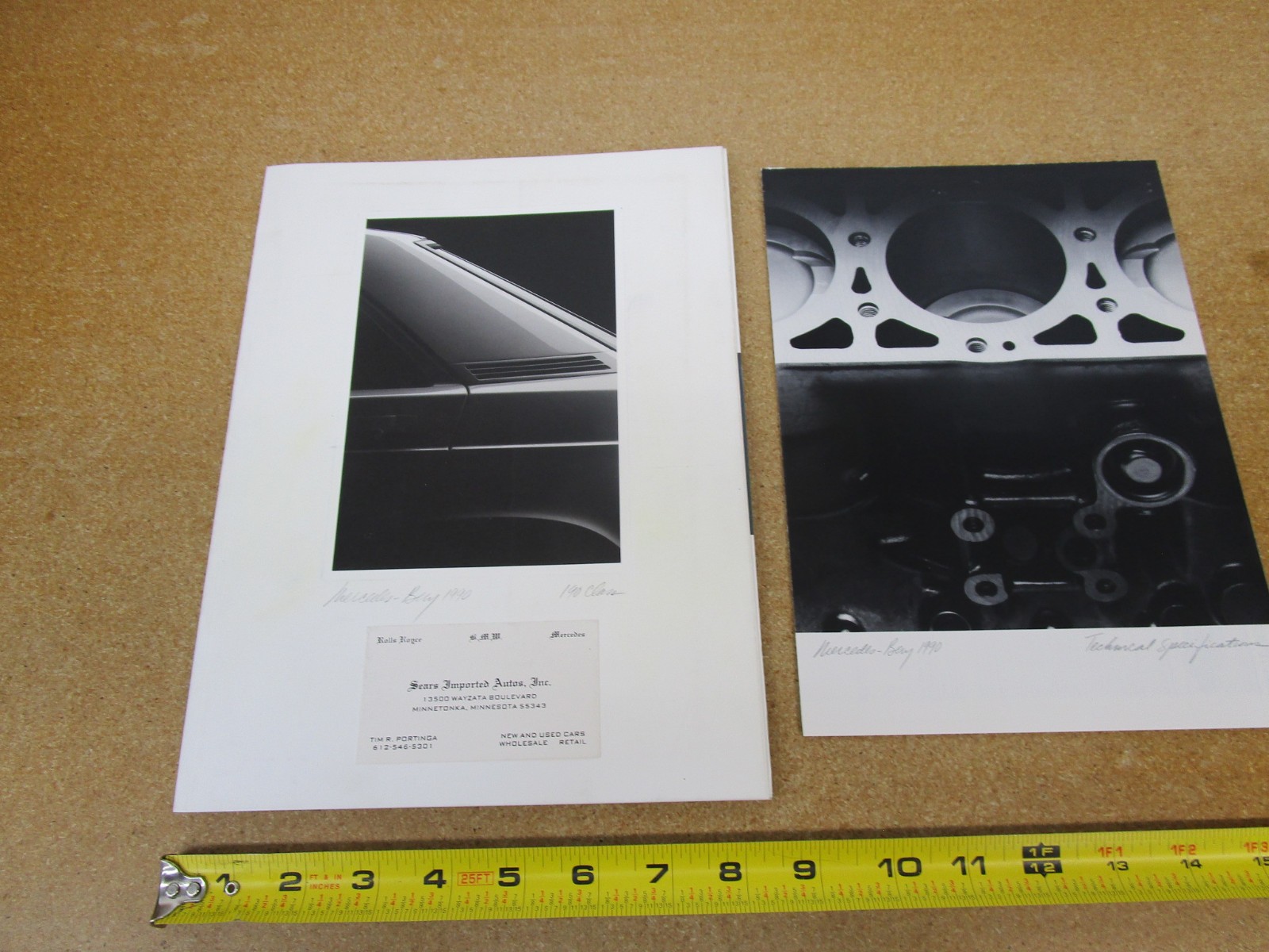 1990 Mercedes-Benz 190-class sales brochure  44pg ORIGINAL car Technical specs