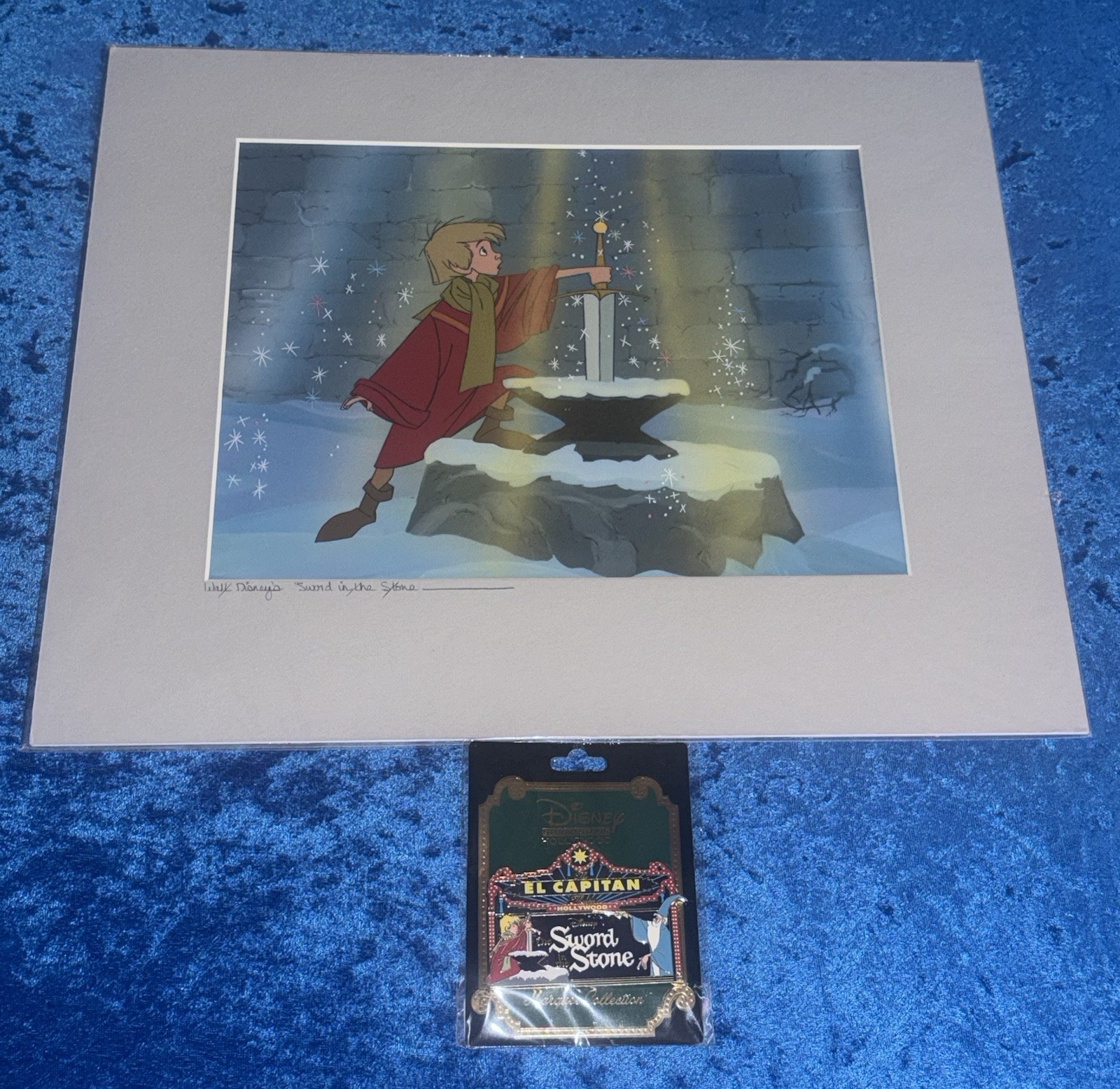 Disney The Sword in the Stone WART DSF Exclusive Animation Cel & DSSH Marquee Disney The Sword in the Stone WART DSF Exclusive Animation Cel & DSSH Marquee