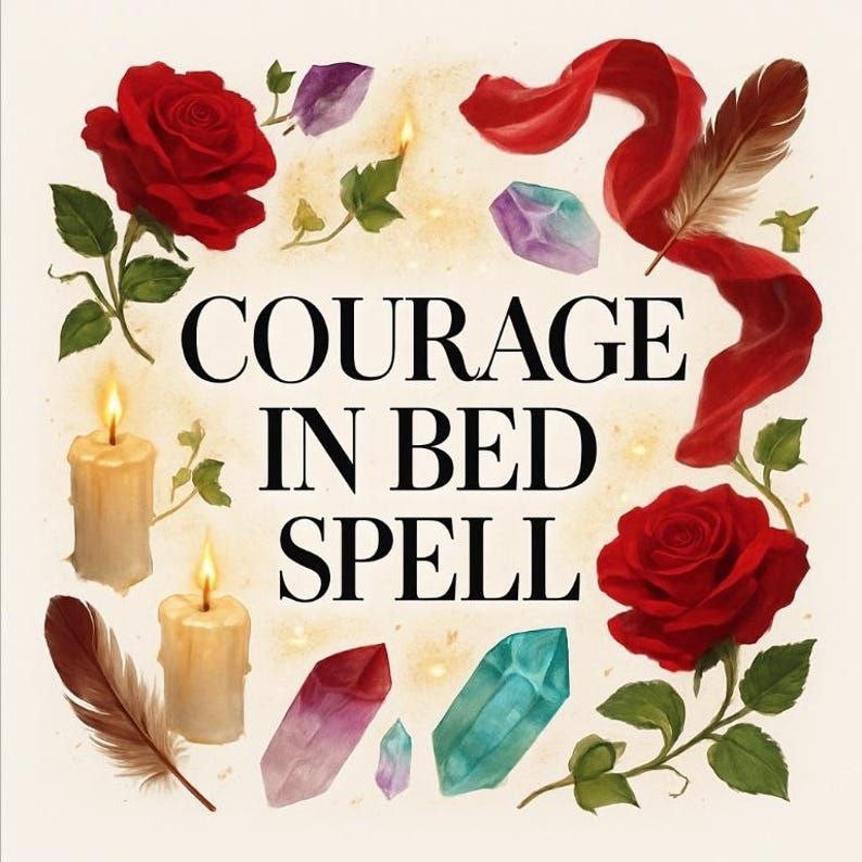 Courage in Bed Spell – Ignite Passion & Embrace Your Wild Confidence