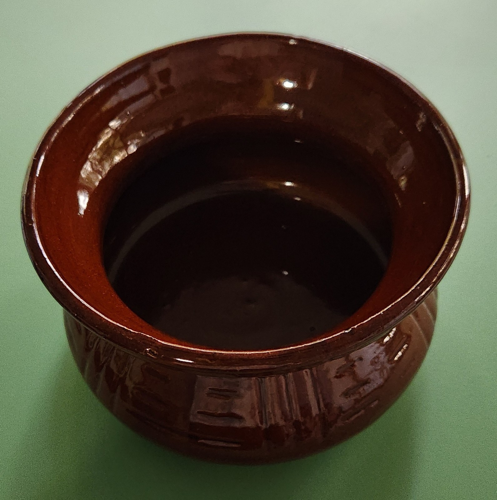 Vintage RRP Co - Roseville #193 - Crock - Cuspidor - Spittoon 